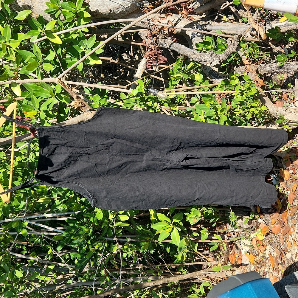 Linen overalls